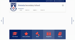 Desktop Screenshot of pretoria-secondary-school.co.za