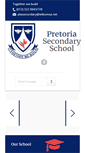 Mobile Screenshot of pretoria-secondary-school.co.za